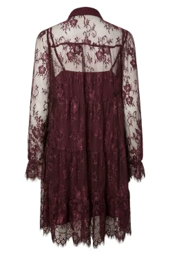 YAS YASPALA LS LACE SHIRT DRESS